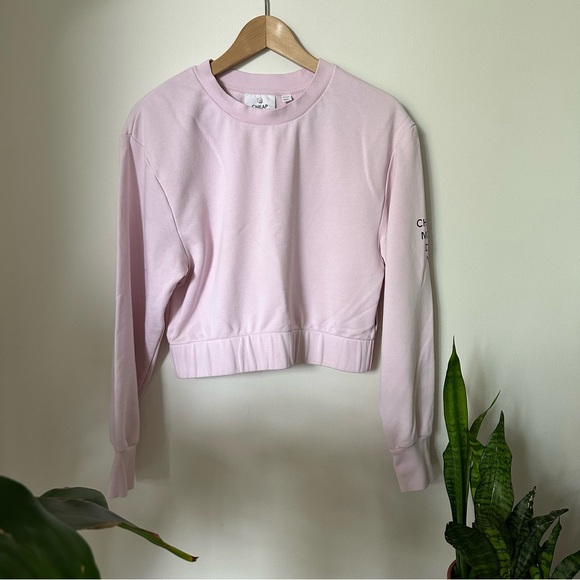 Cheap Monday soft cropped crewneck long sleeve sweater - Picture 9 of 11